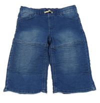 Modré teplákové riflové kraťasy Y.F.K.