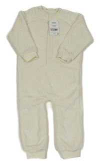 Nové - Smetanový chlupatý overal Next