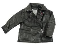 Černý koženkový podšitý křivák Primark