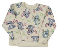 Světlebéžová mikina se Stitchem Primark