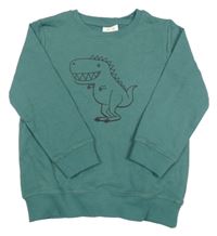 Zelená mikina s dinosaurem Famy