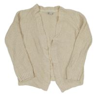 Smetanovo-zlatý svetrový cardigan Primark