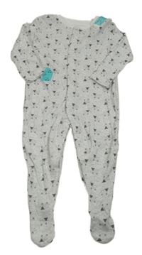 Nové - šedý vzorovaný overal s ovcemi Primark