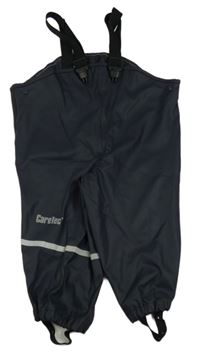 Tmavomodré nepromokavé laclové kalhoty 