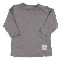 Šedé triko s nášivkou Next