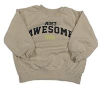 Smetanová mikina s nápisem M&S