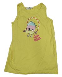 Žlutý top s nanukem H&M