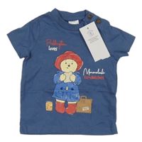Nové - modré tričko s Paddingtonem 