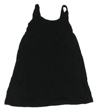 Černá šatová tunika s kapsou H&M