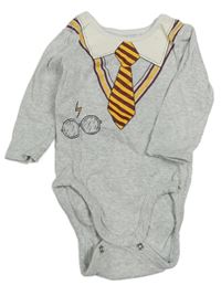 Světlešedé melírované body - Harry Potter H&M