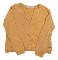 Oranžový propínací svetr H&M