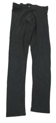 Antracitové žebrované legíny F&F