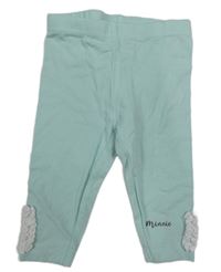 Světlemodré legíny s volánky Disney