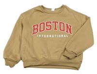 Béžová mikina s nápisem Shein