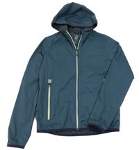 Šedozelená šusťáková jarní funkční bunda s kapucí Killtec