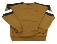 Hnědo-černo-bílá mikina Next