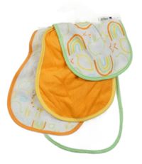 Nové - 4set - 4x Bílo-barevná plena přes rameno Dunnes