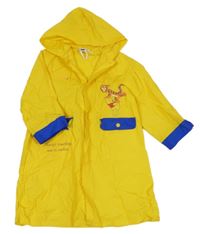 Žluto-modrá pláštěnka s Medvídkem Pú a kapucí 
