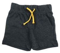 Tmavošedé teplákové kraťasy Primark