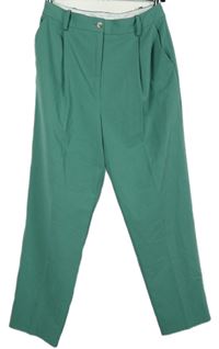 Dámské zelené paper bag kalhoty Topshop 