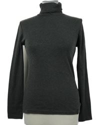 Dámské tmavošedé triko s rolákem 