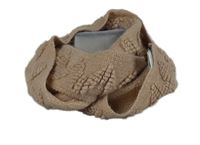 Nové - Dámská pudrová vzorovaná třpytivá límcová šála Next 