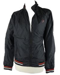 Pánský černý šusťákový jarní bomber Ben Sherman 