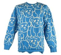 Pánská modrá mikina s medvídky Plus Eighteen