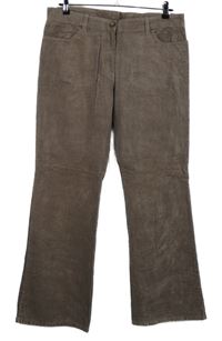 Dámské hnědé manšestrové zvonové kalhoty M&S