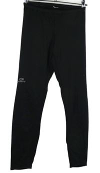 Dámské černé sportovní funkční legíny Kalenji 