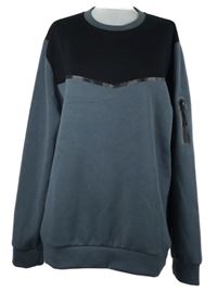 Pánská šedo-černá mikina Chapter 