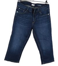 Dámské tmavomodré capri rifle s. Oliver 