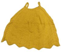 Žlutý pletený crop top zn. Zara