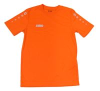 Neonově oranžové sportovní tričko s logem Jako