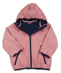 Růžová softshellová bunda s kapucí Kiki&Koko