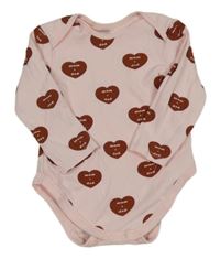 Světlerůžové body se srdíčky C&A