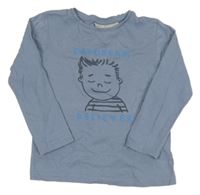 Modré triko s klukem 