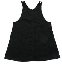 Černé manšestrové šaty PRIMARK