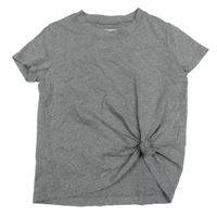 Šedé crop tričko Abercrombie&Fitch