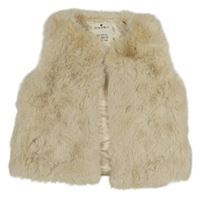 Smetanová kožešinová podšitá vesta Matalan