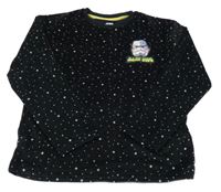 Černá plyšová pyžamová mikina - Star wars