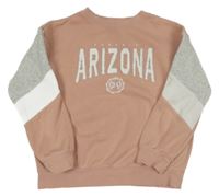 Pudrovo-šedá mikina s nápisem H&M