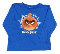 Modré triko s Angry Birds 