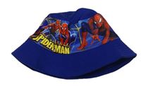 Tmavomodrý klobouk se Spider-manem 