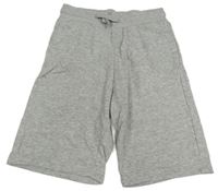Šedé melírované teplákové kraťasy zn. H&M