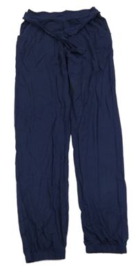 Tmavomodré turecké kalhoty Yigga