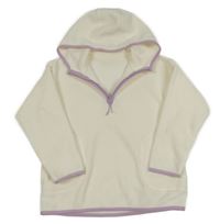 Smetanová fleecová mikina s kapucí Dunnes