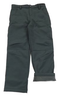 Tmavošedé softshellové outdoorové kalhoty Mountain Warehouse 