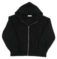 Černá propínací mikina s kapucí C&A