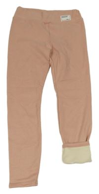 Světlerůžové legíny Shein